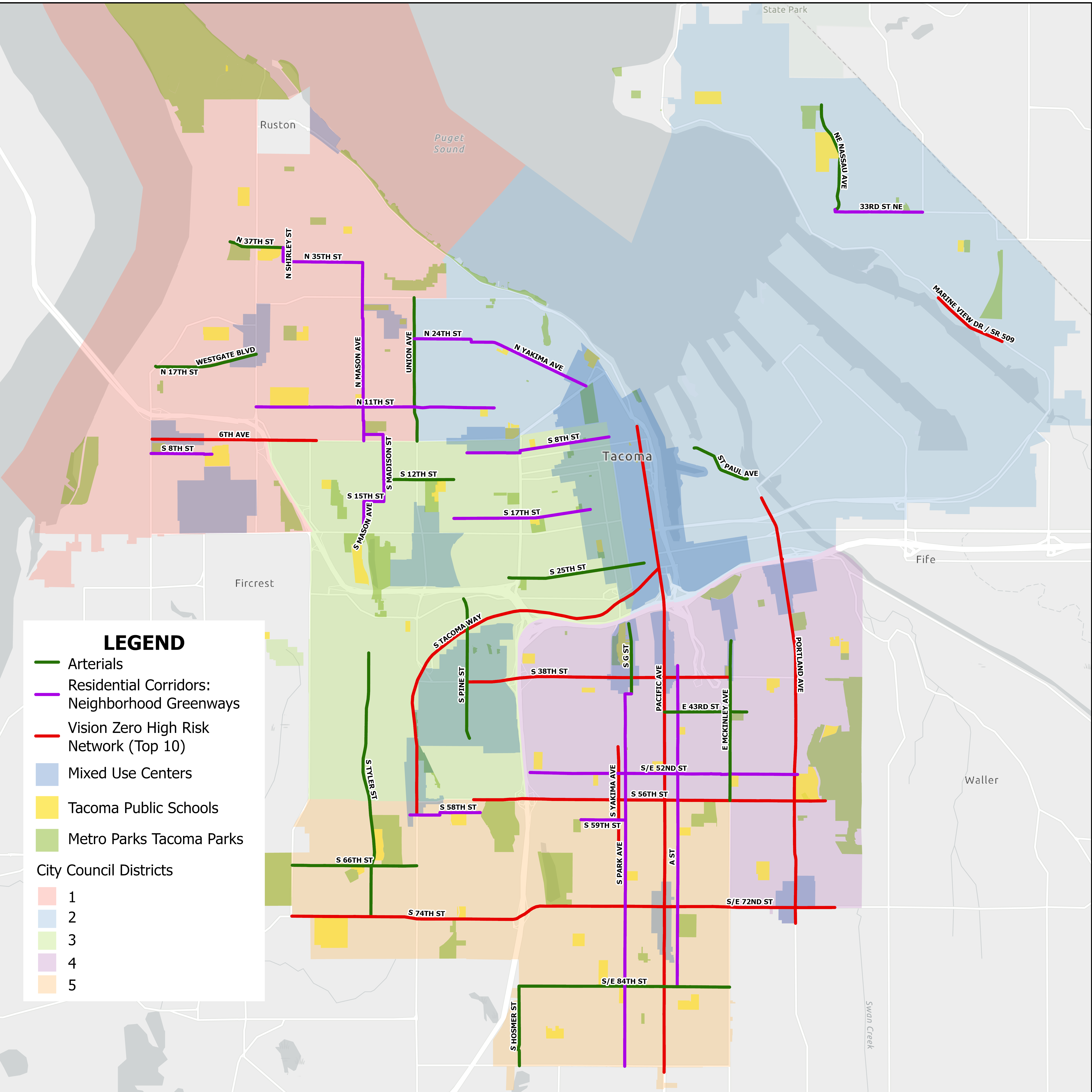 Streets Initiative II Project Opportunity Map